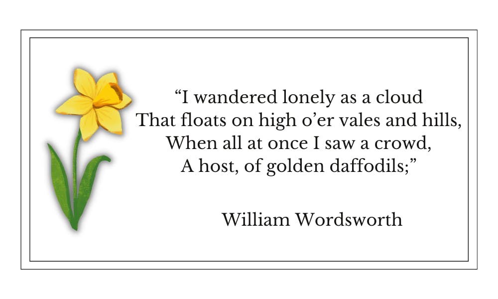 I Wandered Lonely as a Cloud- William Wordsworth